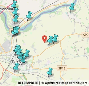 Mappa Via Viazza, 44123 Ferrara FE, Italia (5.45947)