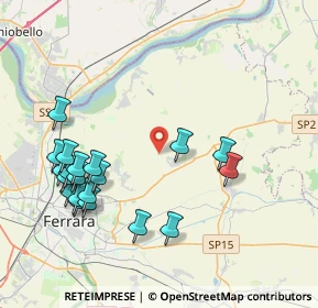 Mappa Via Viazza, 44123 Ferrara FE, Italia (4.5075)