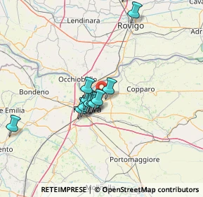 Mappa Via Viazza, 44123 Ferrara FE, Italia (11.73083)