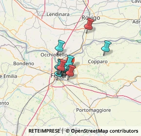 Mappa Via Viazza, 44123 Ferrara FE, Italia (7.55083)