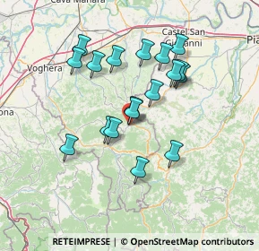 Mappa Via Riccardo Lombardi, 27059 Zavattarello PV, Italia (12.44278)