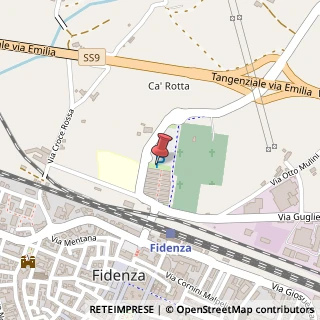 Mappa Via Croce Rossa, 3, 43036 Fidenza, Parma (Emilia Romagna)