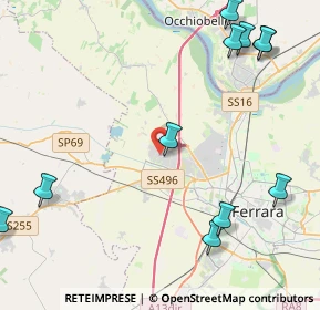 Mappa Via Giovanni Finati, 44124 Ferrara FE, Italia (5.85091)