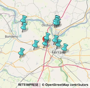 Mappa Via Giovanni Finati, 44124 Ferrara FE, Italia (5.98385)