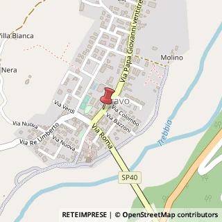 Mappa Via Borgo Nord, 24, 29020 Travo, Piacenza (Emilia Romagna)