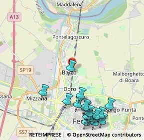 Mappa Via Curtatone e Montanara, 44122 Ferrara FE, Italia (2.66875)