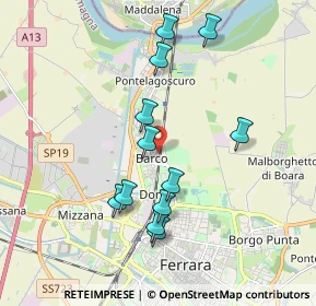 Mappa Via Curtatone e Montanara, 44122 Ferrara FE, Italia (1.80917)