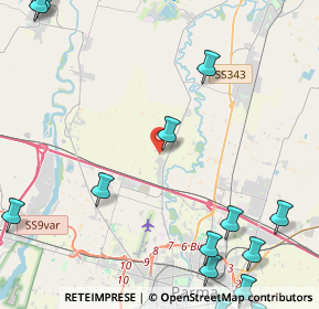 Mappa Strada Cervara, 43126 Parma PR (6.90533)