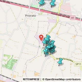 Mappa Via Quartiere Berretinazza, 43010 Fontevivo PR, Italia (0.9205)