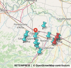 Mappa Via Giacomo Medici, 43036 Fidenza PR, Italia (14.08167)