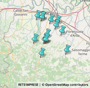 Mappa Localita' Casa Fumo, 29028 Ponte dell'Olio PC, Italia (10.91308)