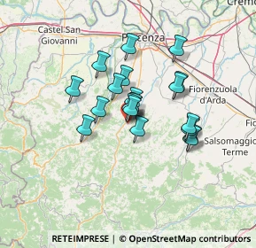 Mappa Localita' Casa Fumo, 29028 Ponte dell'Olio PC, Italia (9.6925)