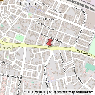 Mappa Via XXIV Maggio, 24, 43036 Fidenza, Parma (Emilia Romagna)