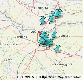 Mappa Via dell'Indipendenza, 44123 Pontelagoscuro FE, Italia (9.45438)