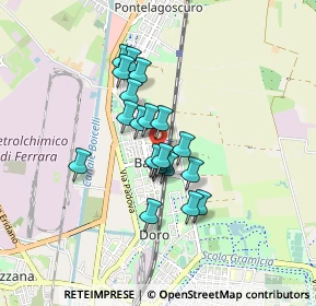 Mappa Via dell'Indipendenza, 44123 Pontelagoscuro FE, Italia (0.6185)