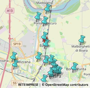 Mappa Via dell'Indipendenza, 44123 Pontelagoscuro FE, Italia (2.428)