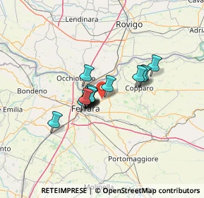 Mappa Via Copparo, 44123 Boara FE, Italia (8.48)