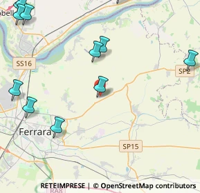 Mappa Via Copparo, 44123 Boara FE, Italia (6.095)