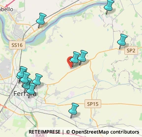 Mappa Via Copparo, 44123 Boara FE, Italia (4.92)