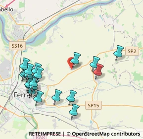 Mappa Via Copparo, 44123 Boara FE, Italia (4.5695)