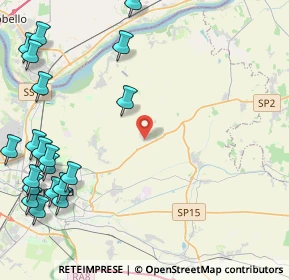 Mappa Via Copparo, 44123 Boara FE, Italia (6.3235)