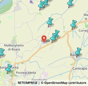 Mappa Via Copparo, 44123 Boara FE, Italia (2.79455)