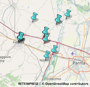 Mappa Strada Villa di Sotto, 43010 Fontanellato PR, Italia (6.90143)