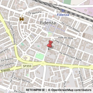 Mappa Via Antonio Gramsci, 61, 43036 Fidenza, Parma (Emilia Romagna)