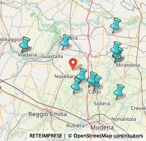 Mappa Via Reggiolo, 42017 Novellara RE, Italia (16.30833)