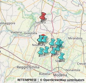 Mappa Via Reggiolo, 42017 Novellara RE, Italia (10.57615)