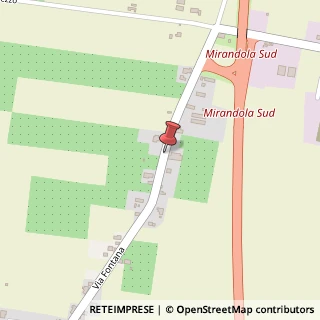 Mappa Via Serafina, 21/23, 41037 Mirandola, Modena (Emilia Romagna)