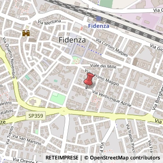 Mappa Via XXV Aprile, 20, 43036 Fidenza, Parma (Emilia Romagna)