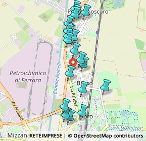 Mappa Via della Sirena, 44122 Ferrara FE, Italia (0.9335)