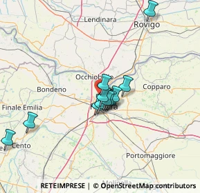 Mappa Via della Sirena, 44122 Ferrara FE, Italia (10.84583)