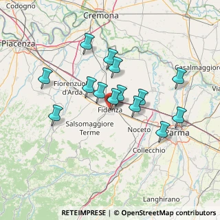 Mappa 43036 Fidenza PR, Italia (12.55071)
