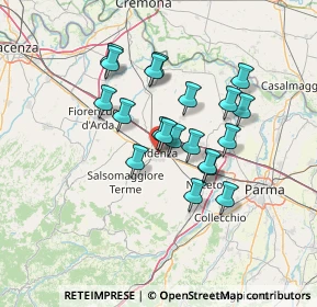 Mappa 43036 Fidenza PR, Italia (11.2135)