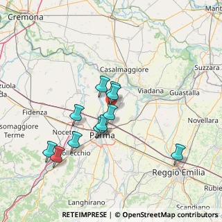 Mappa Via Pizzolese, 43122 Parma PR, Italia (12.89455)