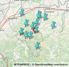 Mappa Via dal Verme, 27059 Zavattarello PV, Italia (11.20929)