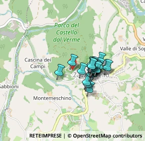 Mappa Via dal Verme, 27059 Zavattarello PV, Italia (0.275)