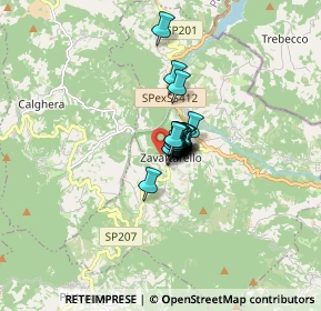 Mappa Via dal Verme, 27059 Zavattarello PV, Italia (0.6055)