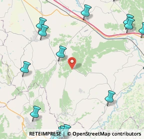 Mappa Via 55 Colle S. Giuseppe, 14012 Ferrere AT, Italia (7.09)