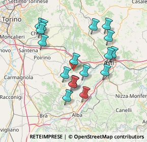 Mappa Via 55 Colle S. Giuseppe, 14012 Ferrere AT, Italia (14.06765)