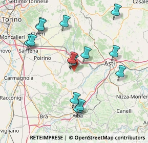 Mappa Via 55 Colle S. Giuseppe, 14012 Ferrere AT, Italia (16.435)
