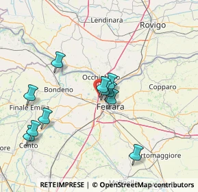 Mappa Via Eridano, 44123 Ferrara FE, Italia (13.82818)