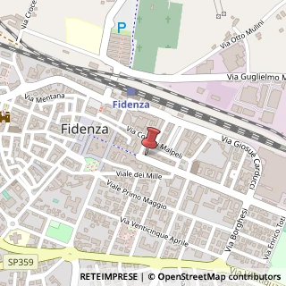 Mappa Via Agostino Berenini, 89, 43036 Fidenza, Parma (Emilia Romagna)