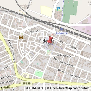 Mappa Via Agostino Berenini, 6, 43036 Fidenza, Parma (Emilia Romagna)