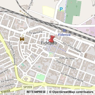 Mappa Via Agostino Berenini, 8, 43036 Fidenza, Parma (Emilia Romagna)