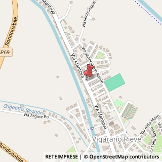 Mappa Via Mantova, 234, 44049 Vigarano Mainarda, Ferrara (Emilia Romagna)