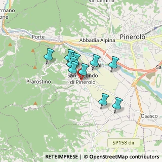 Mappa Via Vittorio Veneto, 10060 San Secondo di Pinerolo TO, Italia (1.19)