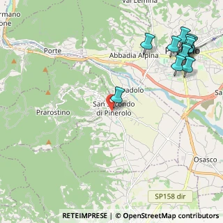 Mappa Via Vittorio Veneto, 10060 San Secondo di Pinerolo TO, Italia (3.01308)